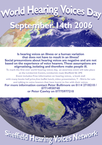 World hearing voices day. 2006